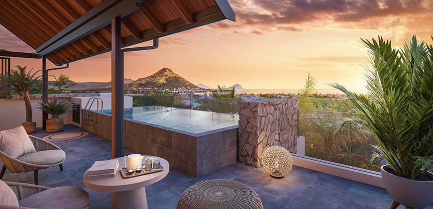 luxury penthouse sale flic en flac